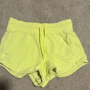Yellow Women's Shorts